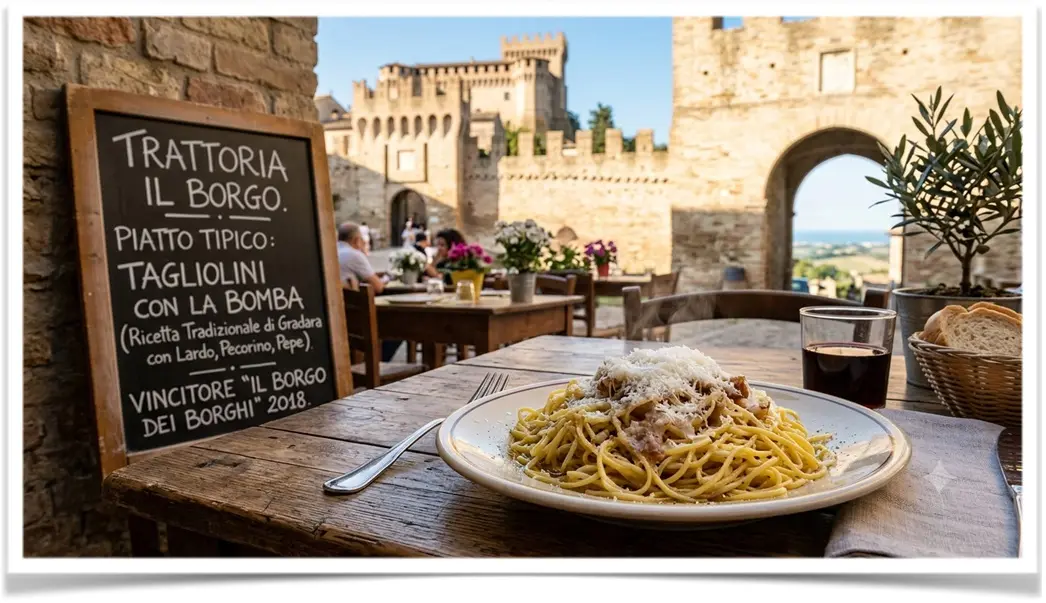 Tagliolini con la Bomba Ricetta Originale di Gradara